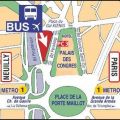 Plan bus Ryanair Beauvais Porte Maillot